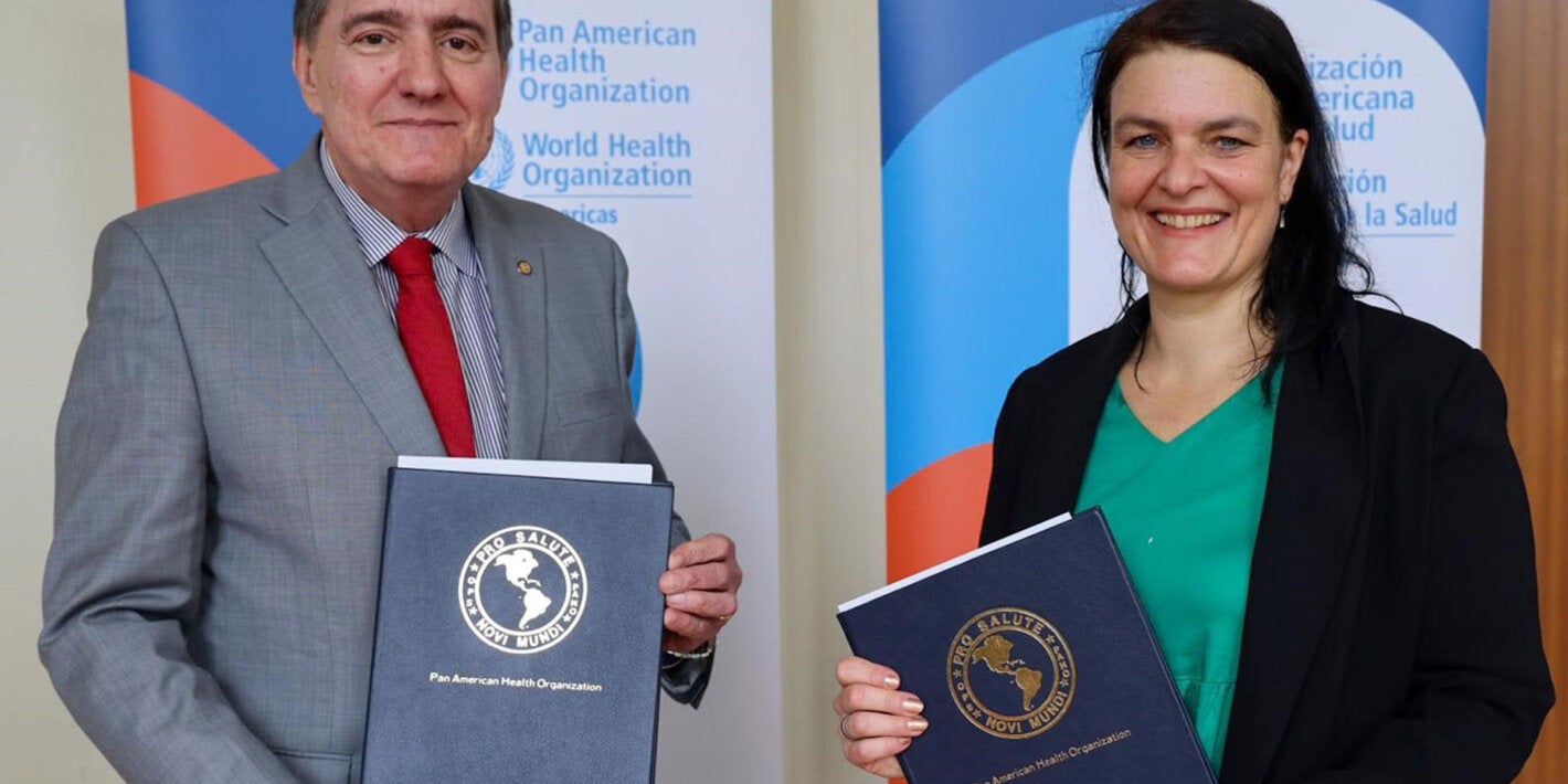PAHO and German Development Agency GIZ this week signed an agreement to drive the digital transformation of the health sector and improve health outcomes for millions of people in the Region of the Americas
